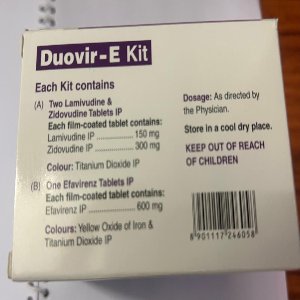 Cipla Duovir E Kit - Dosage Form: Tablets