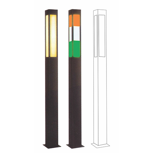 40W Decorative Pole - Color: Black (Customizable As Shown)
