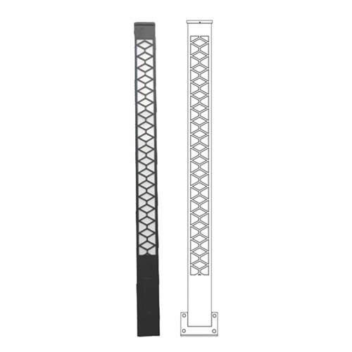 40-80 W Decorative Pole - Color: Black / Custom Finish