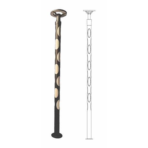 114.3 Decorative Pole - Color: Black/Custom Finishes
