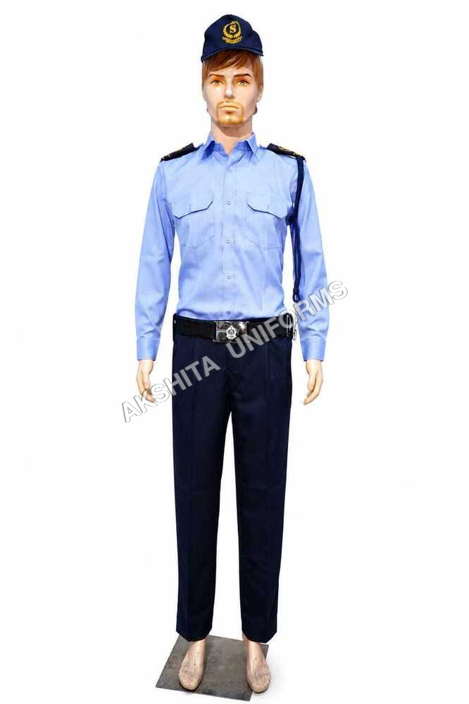 Security Guard Uniform With Chambere Shirt