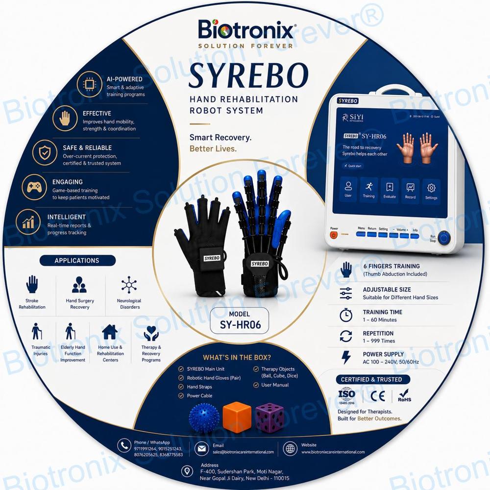 Premium Robotic Hand Therapy Gloves for Finger Recovery