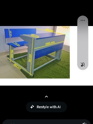 school desk bench second hand