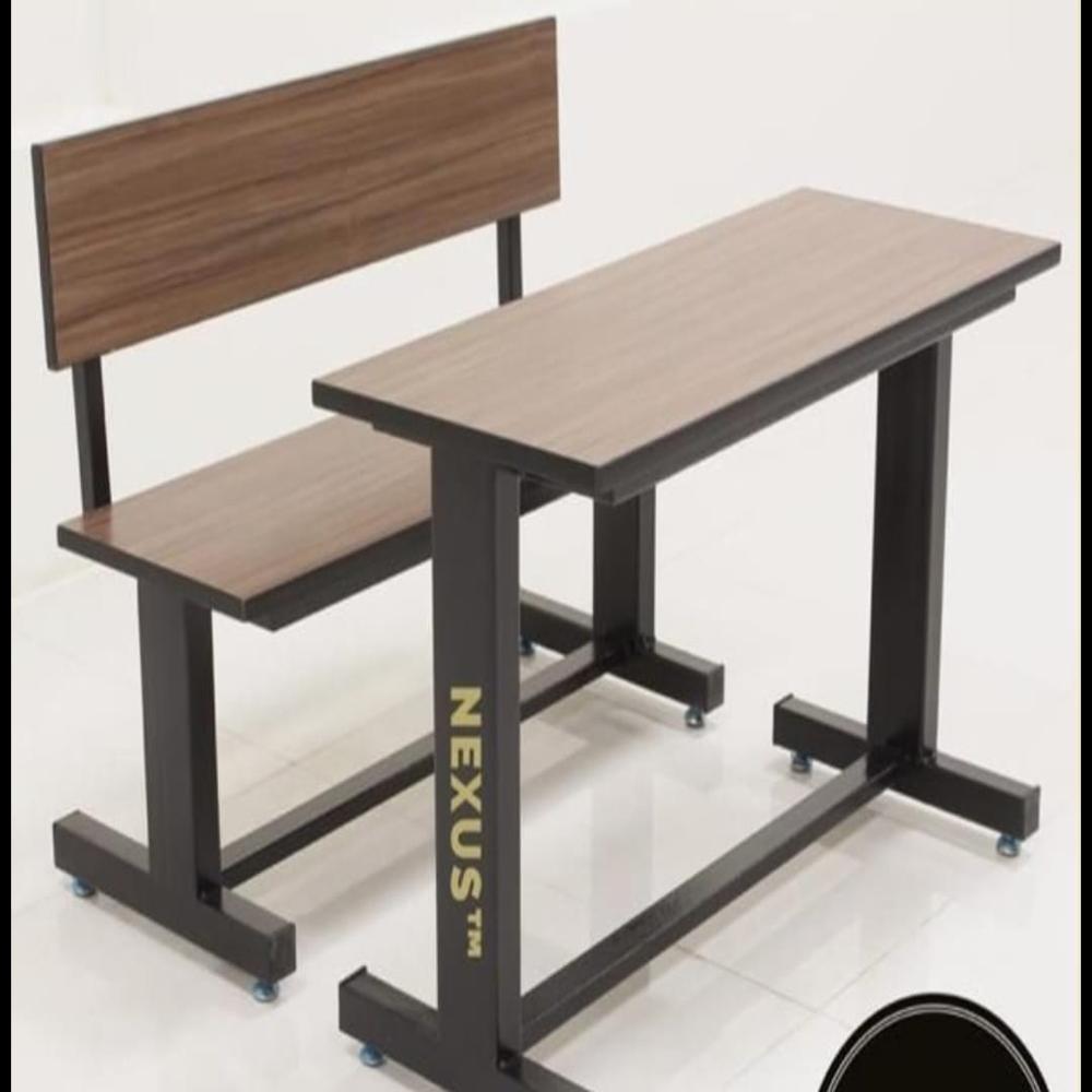 dual desk bench for school