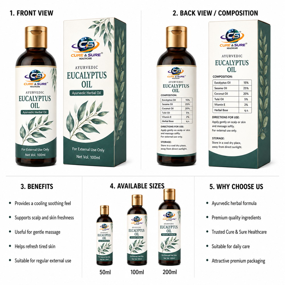 Ayurvedic Eucalyptus oil Third Party Manufacturing