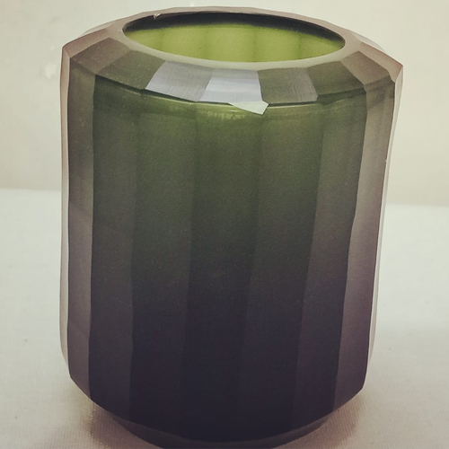 Green Candle Holder