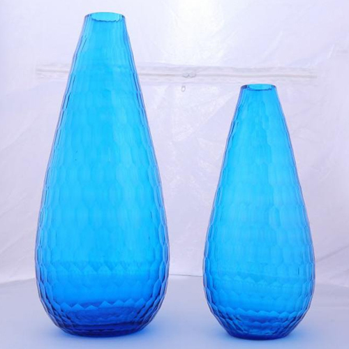 Sky Blue Flower Vase
