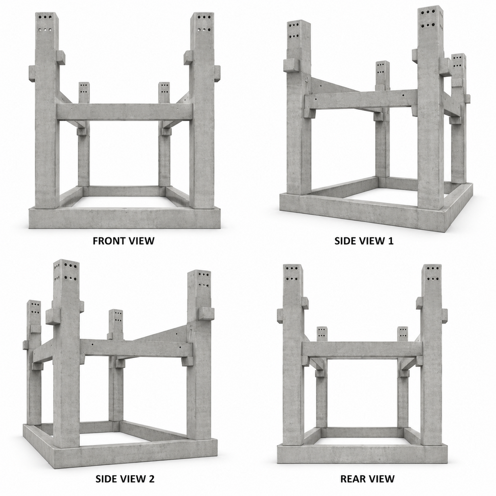 Beams And Columns - Dimension (L*w*h): Customizable As Per Project Requirements