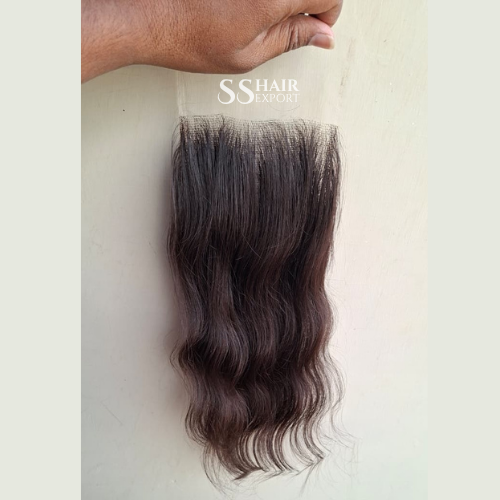 4x4 Lace Closure Sew In Side Part With Baby Hair Free Part Indian Virgin Human Hair