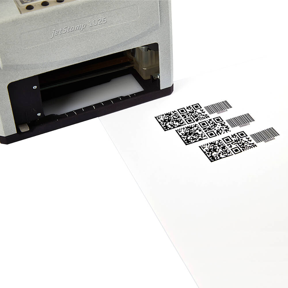 Industrial non-removable barcode printer