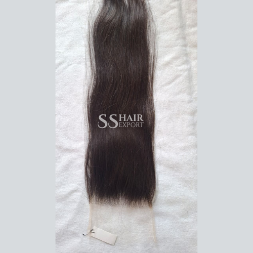 4x4 Closure Sew In Side Part Straight Human Hair with Natural baby Hair Free Part