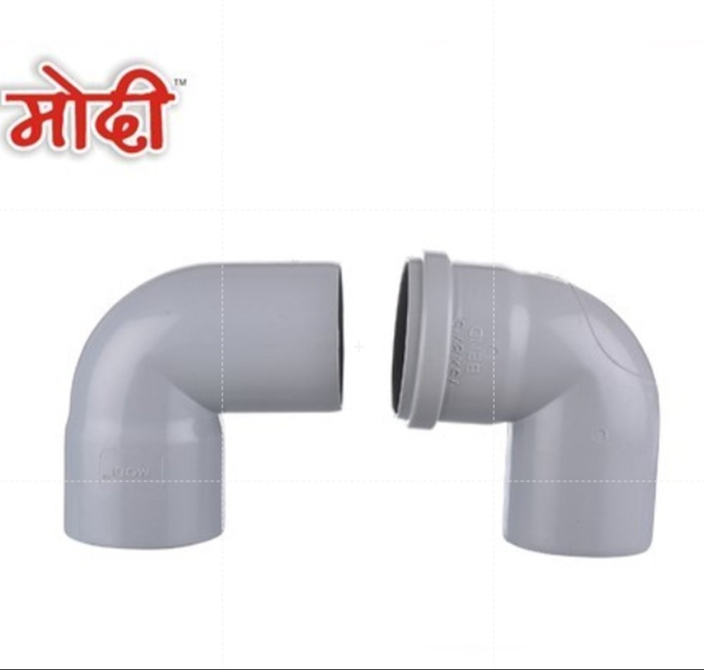 Pvc Pipe Elbow - Durable Pvc Material, Sizes: 2 Inch, 1/4 Inch, 3 Inch, 1 Inch, 3/4 Inch, Grey Color - Reducing Shape, Ideal For Versatile Pipe Connections