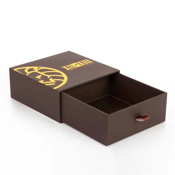 Premium Slide Rigid Packaging Box - Color: Blue
