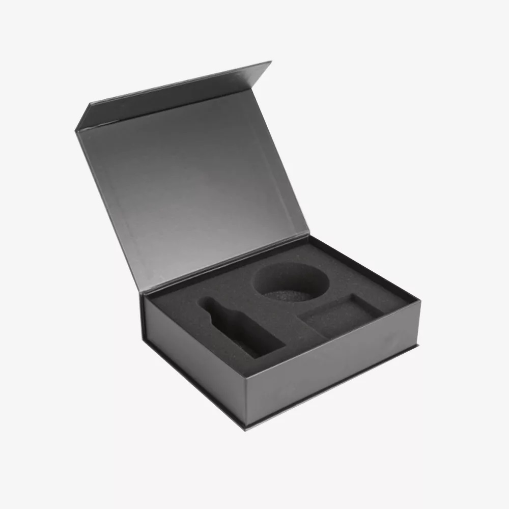 Magnetic Rigid Packaging Box - Color: Black