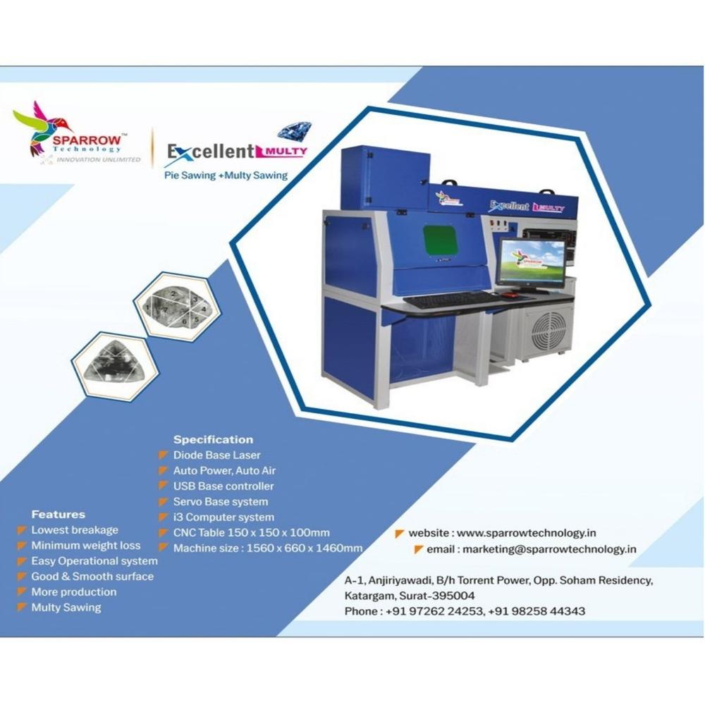 Excellent Red Multi sawing Diamond Cutting Machine