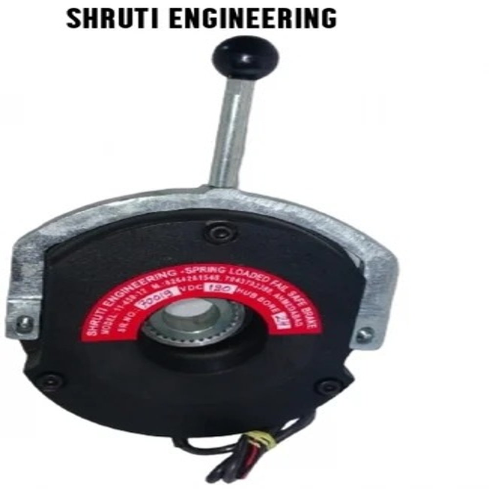 Dc Electromagnetic Brake 24volt - Metal Body With Copper Coil, 100 Mm Diameter, Up To 6 Nm Torque, Flange Mounted, 30 Ms Response