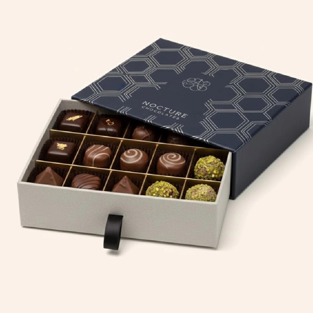 Chocolate Gift Box - High-quality Cardboard, Custom Size, Elegant Matte Lamination Finish, Versatile Rectangular Shape, Uv Offset Printing Options