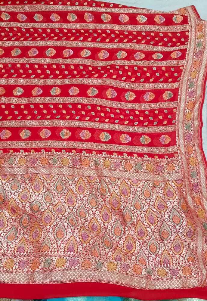 Pure Chiffon Banarasi Saree