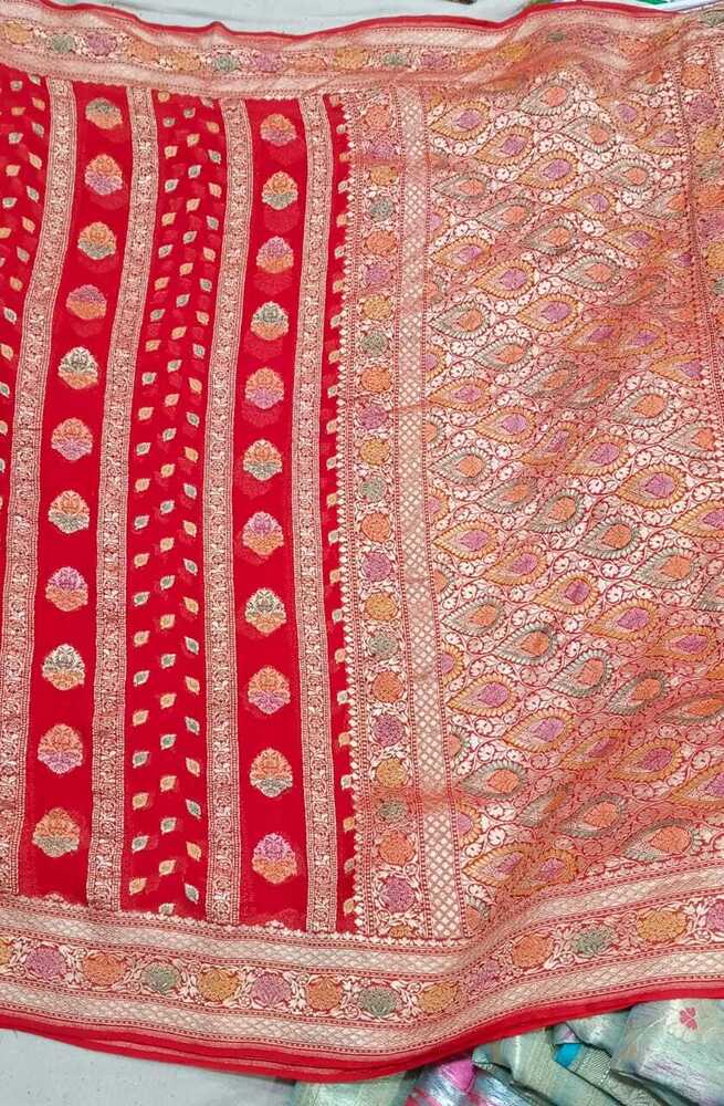 Pure Chiffon Banarasi Saree