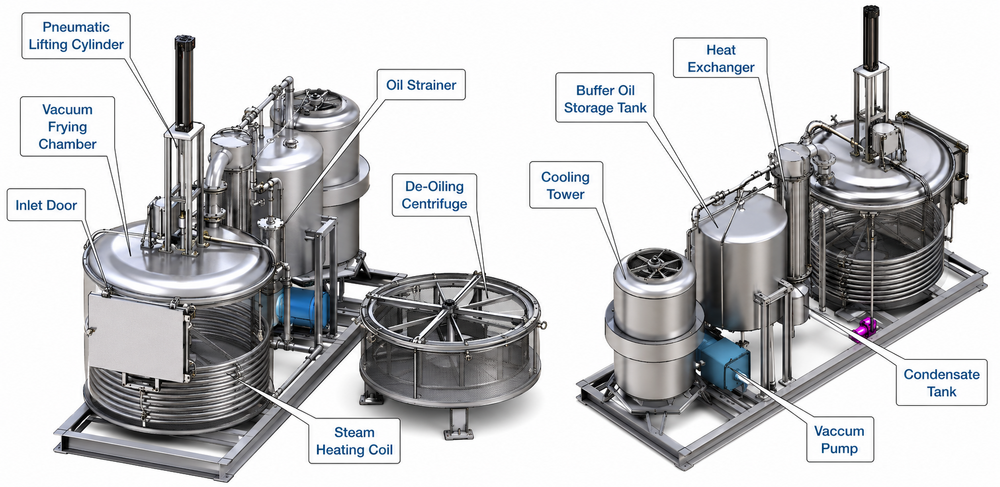 Vacuum Frying Machine
