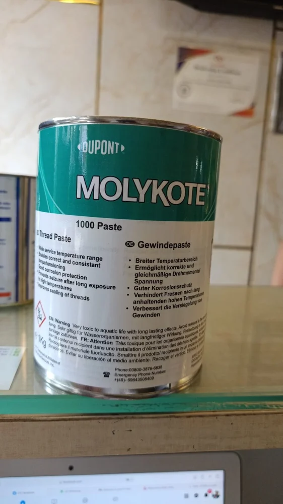 Molykote 1000 - Application: Threaded Connections