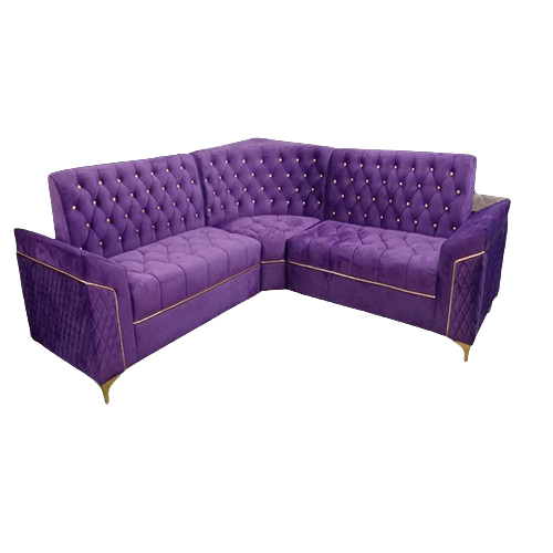 Purple Color 6 Seater Designer Sofa