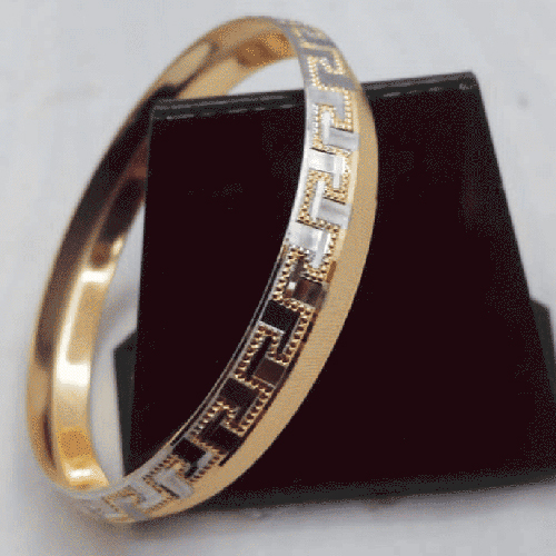 Mens Gold Plated Punjabi Sikhi Kada