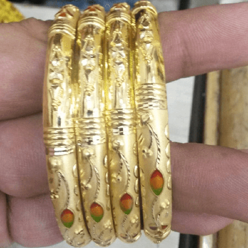 Half Round Square Bangles