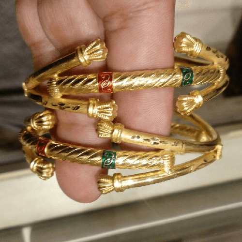 Gold Plated Brass Bangles