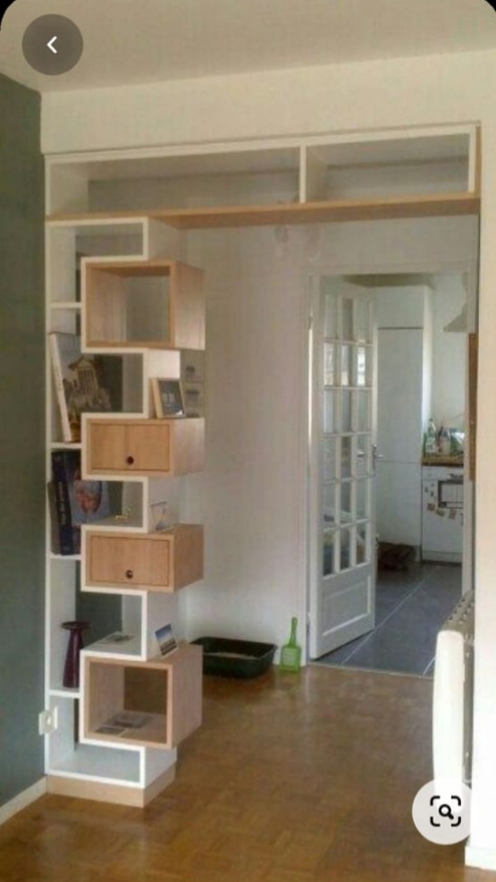 Contemporary Wooden Room Divider