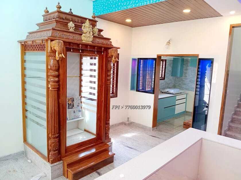 Teak Wooden Pooja Unit