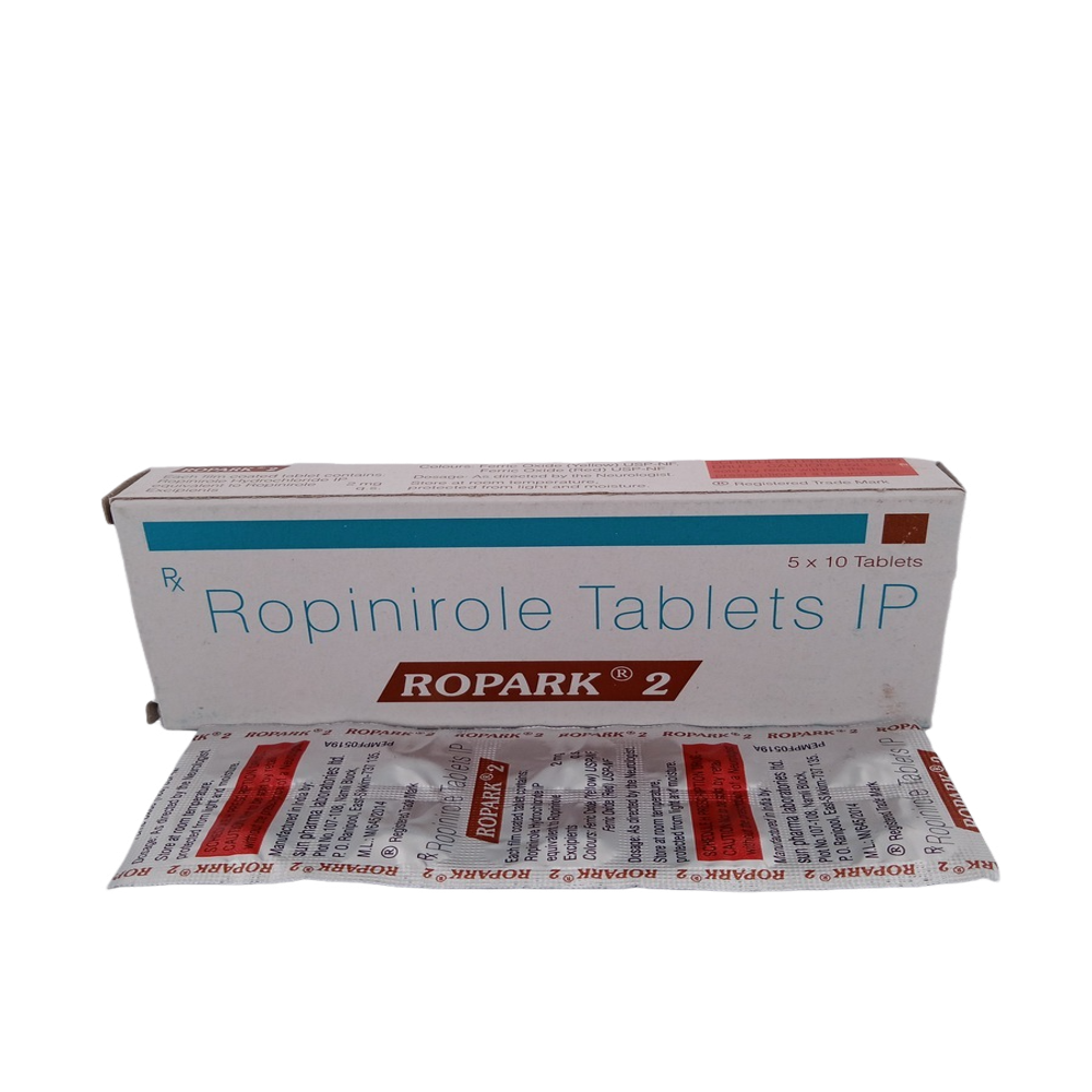 Ropark 2mg Tablet - Ingredients: Ropinirole (Present As Ropinirole Hydrochloride)