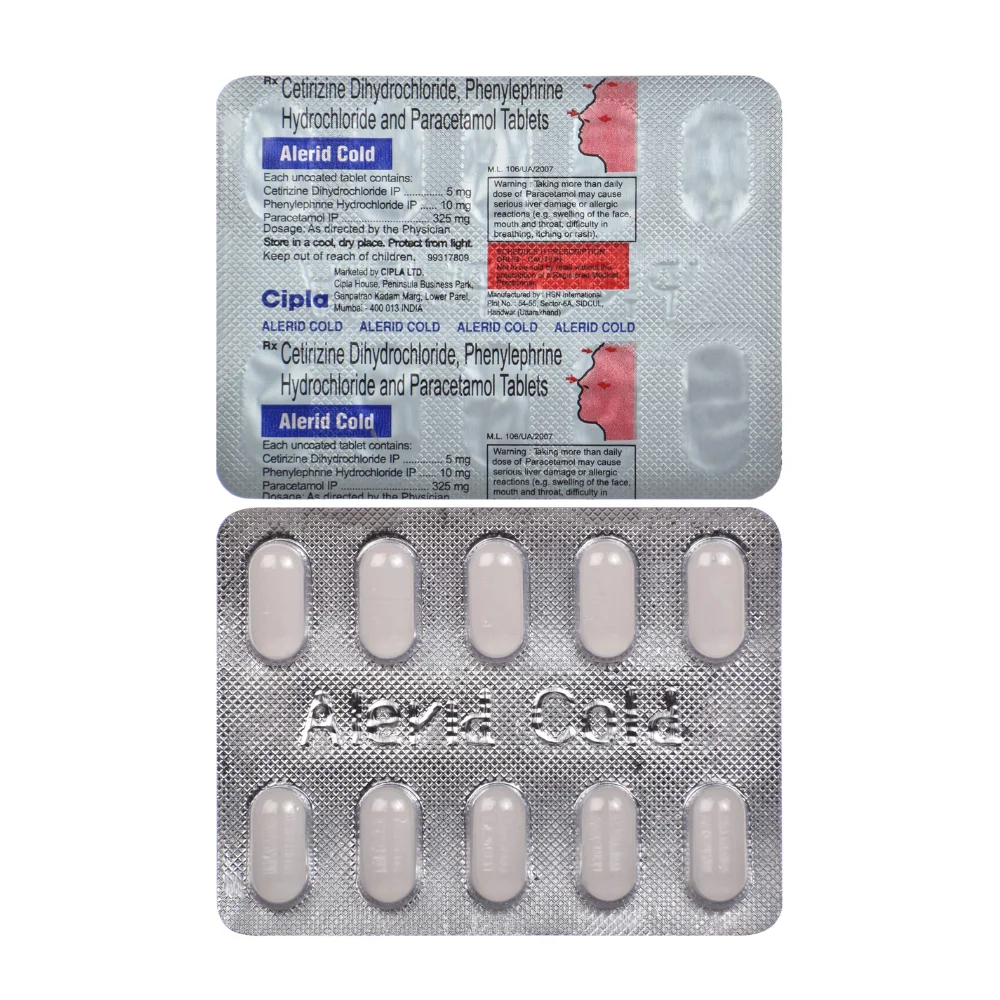 Alerid 10 Mg Tablets - Brand Name: Cipla