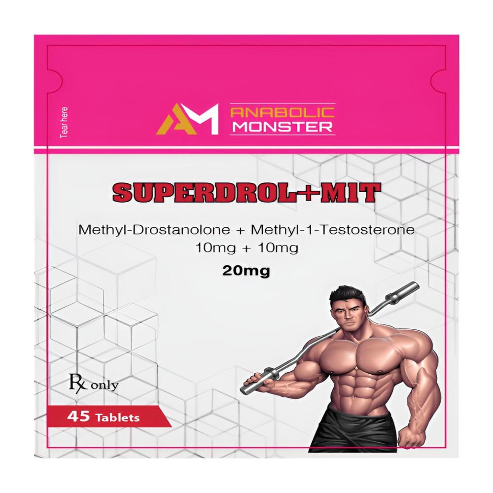 Anabolic Monster  SUPERDROL + M1T, 20 MG, 45 TABLETS