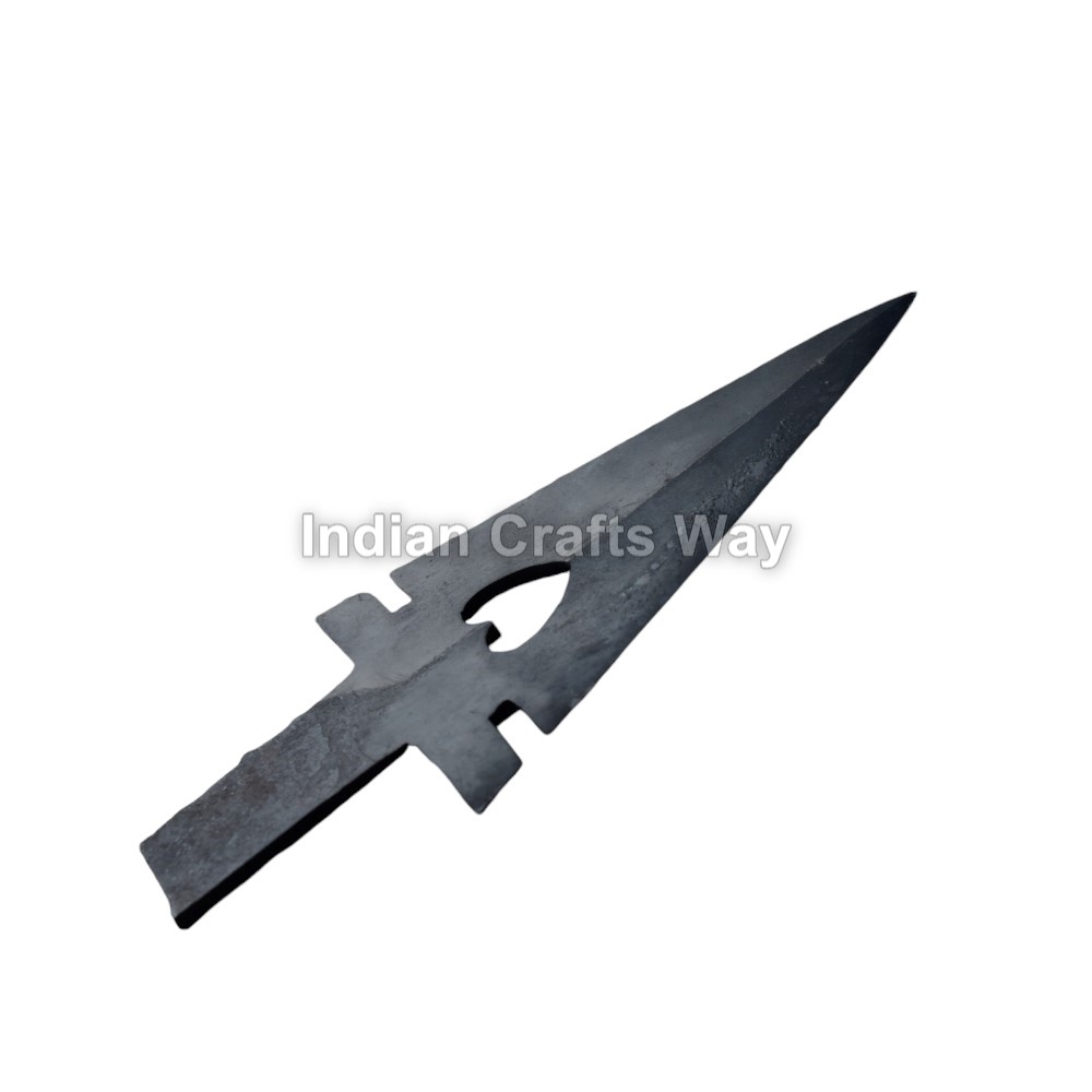 Hand Forged Medieval  High Carbon Steel Heart Design Arrow head.  