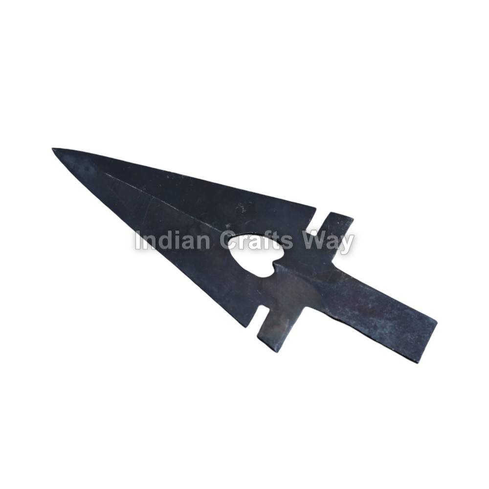 Hand Forged Medieval  High Carbon Steel Heart Design Arrow head.  