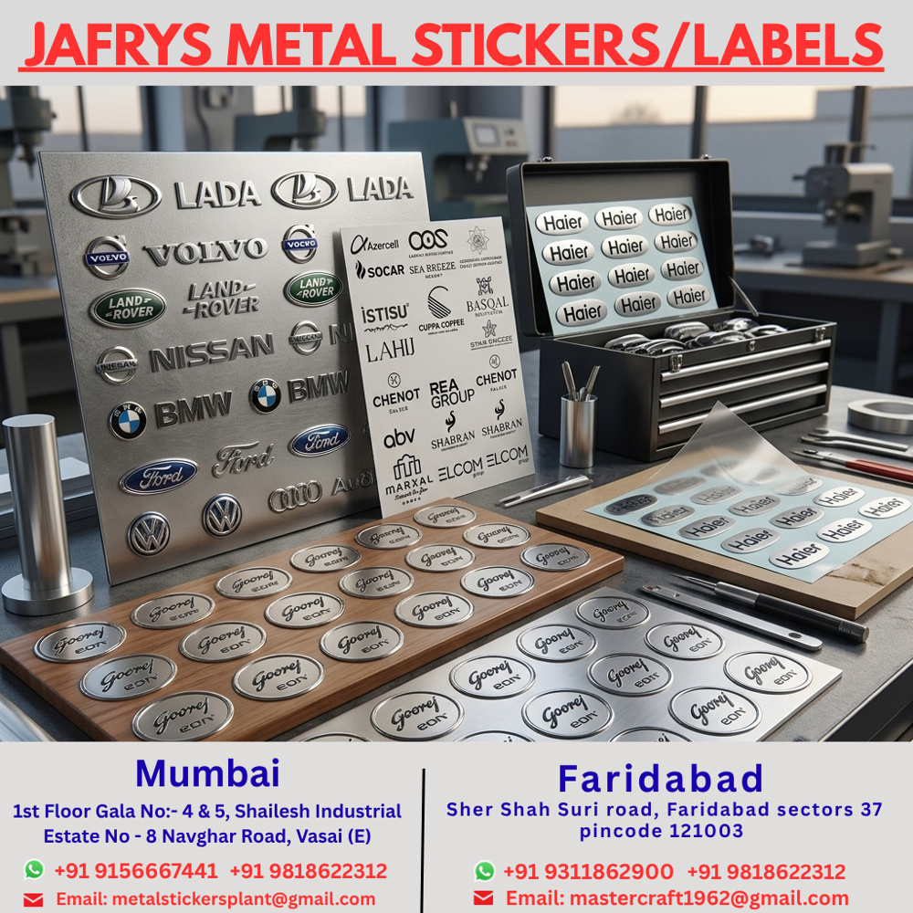 Electroforming Nickel Stickers
