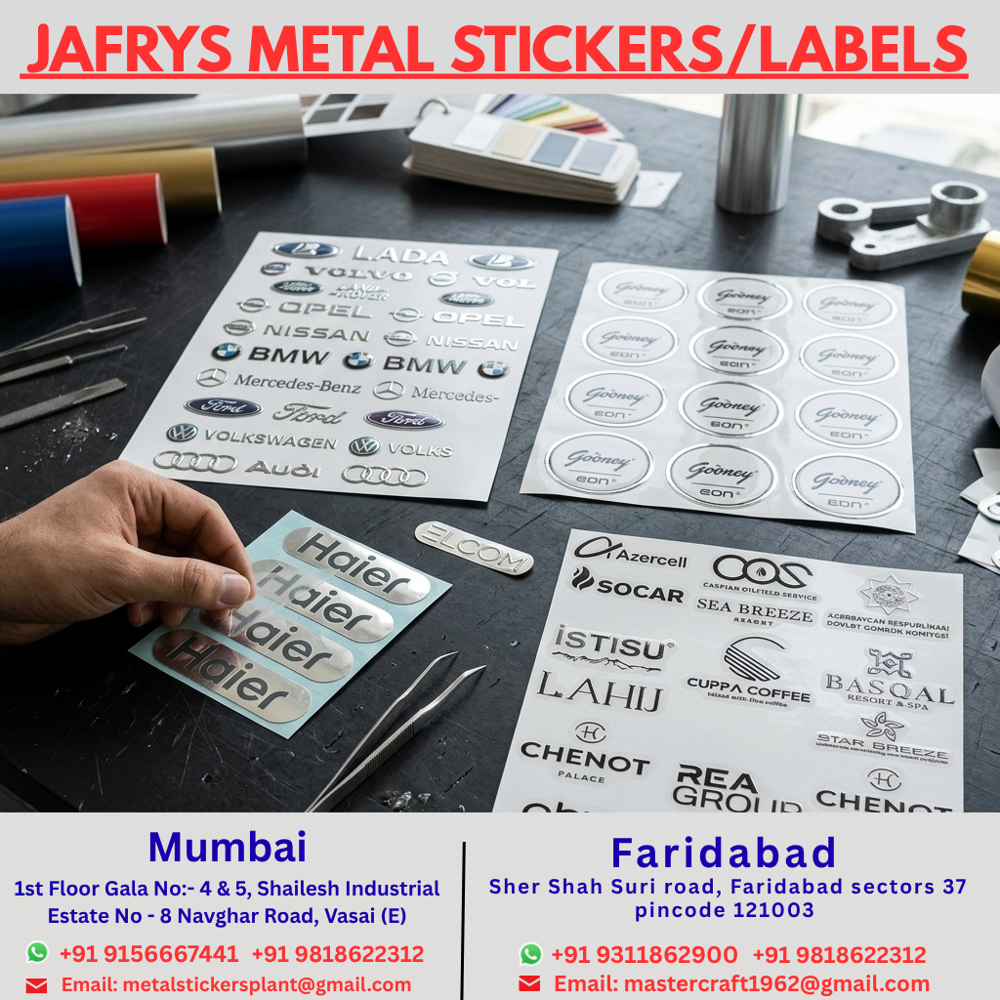Electroforming Nickel Stickers