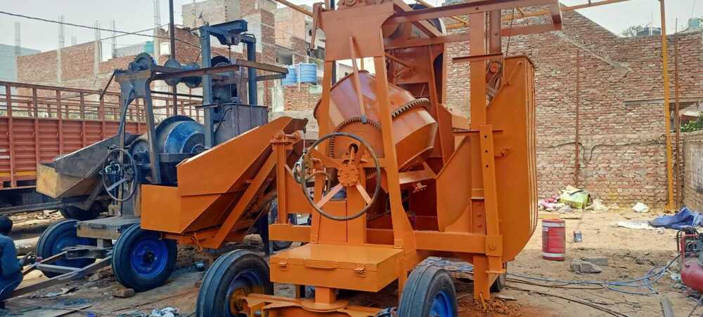 Concrete Mixer Machine With Lift