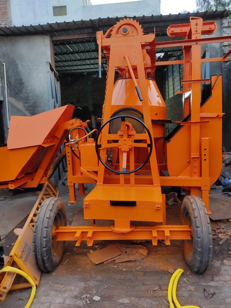 Concrete Mixer Machine With Lift