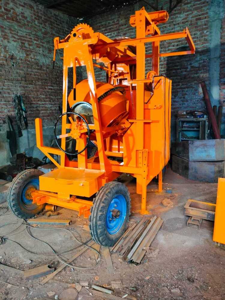 Concrete Mixer Machine With Lift