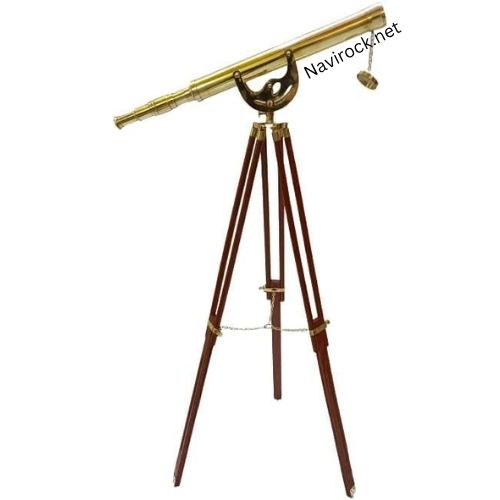 Vintage Nautical Shiny Brass Telescope Classic Marine Spyglass for Home & Office Display Handmade Decoration