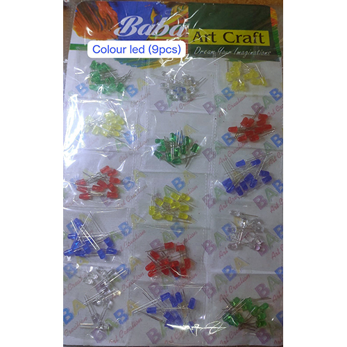 Colour LED Lights (9 pcs)