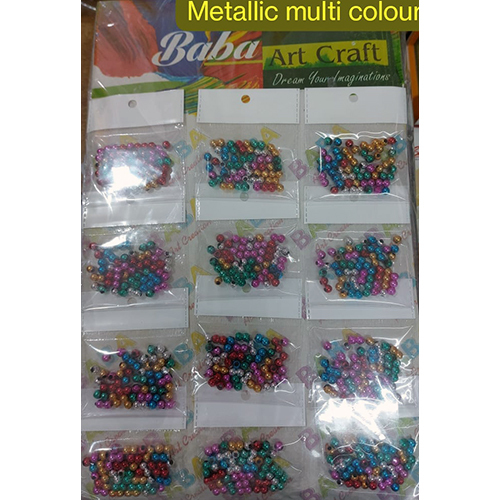Metallic Multi Colour Beads