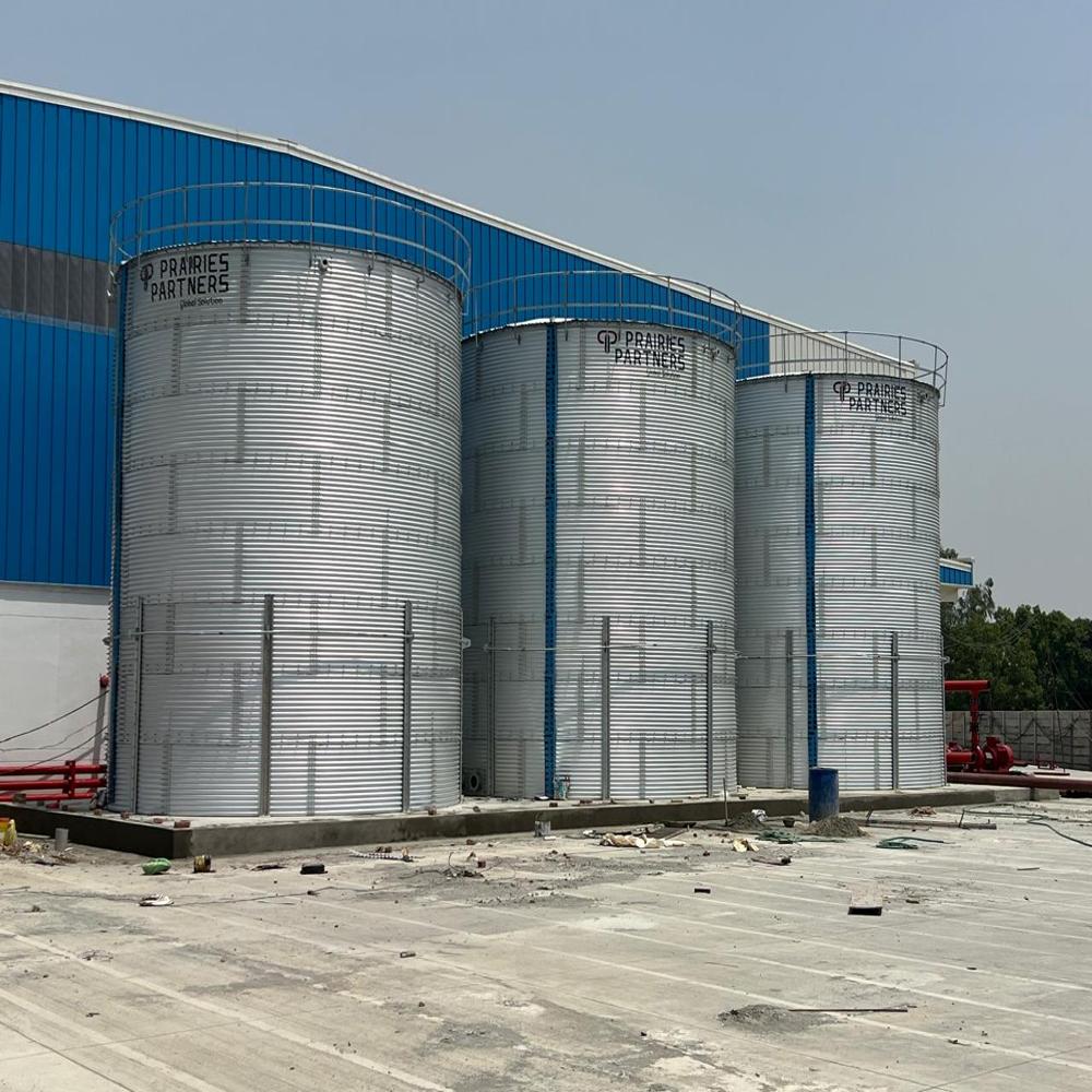 300 KL bolted Zincalume water tank