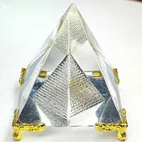Crystal Pyramid With Stand