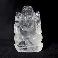 Clear Crystal Ganesh Murti
