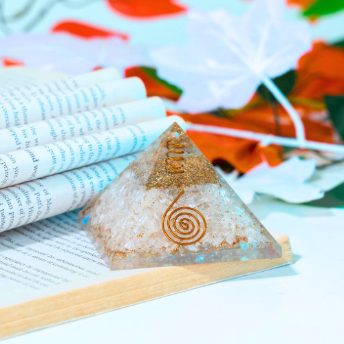 Clear Crystal Pyramid