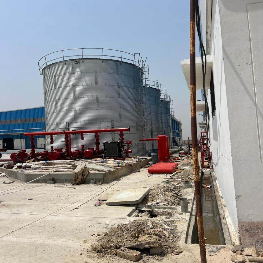 300 KL bolted Zincalume water tank