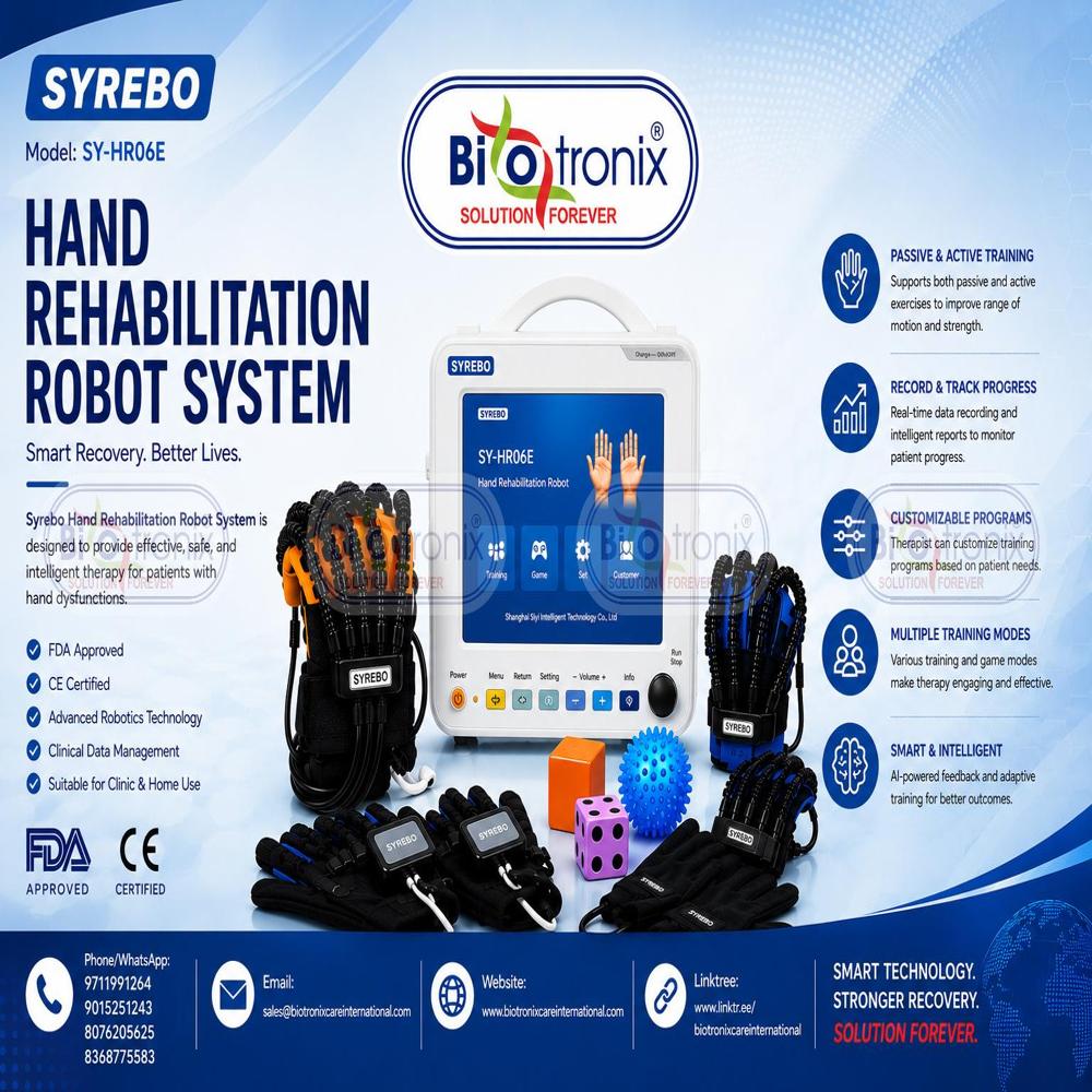 Medical Robotic Hand Training System for Physiotherapy